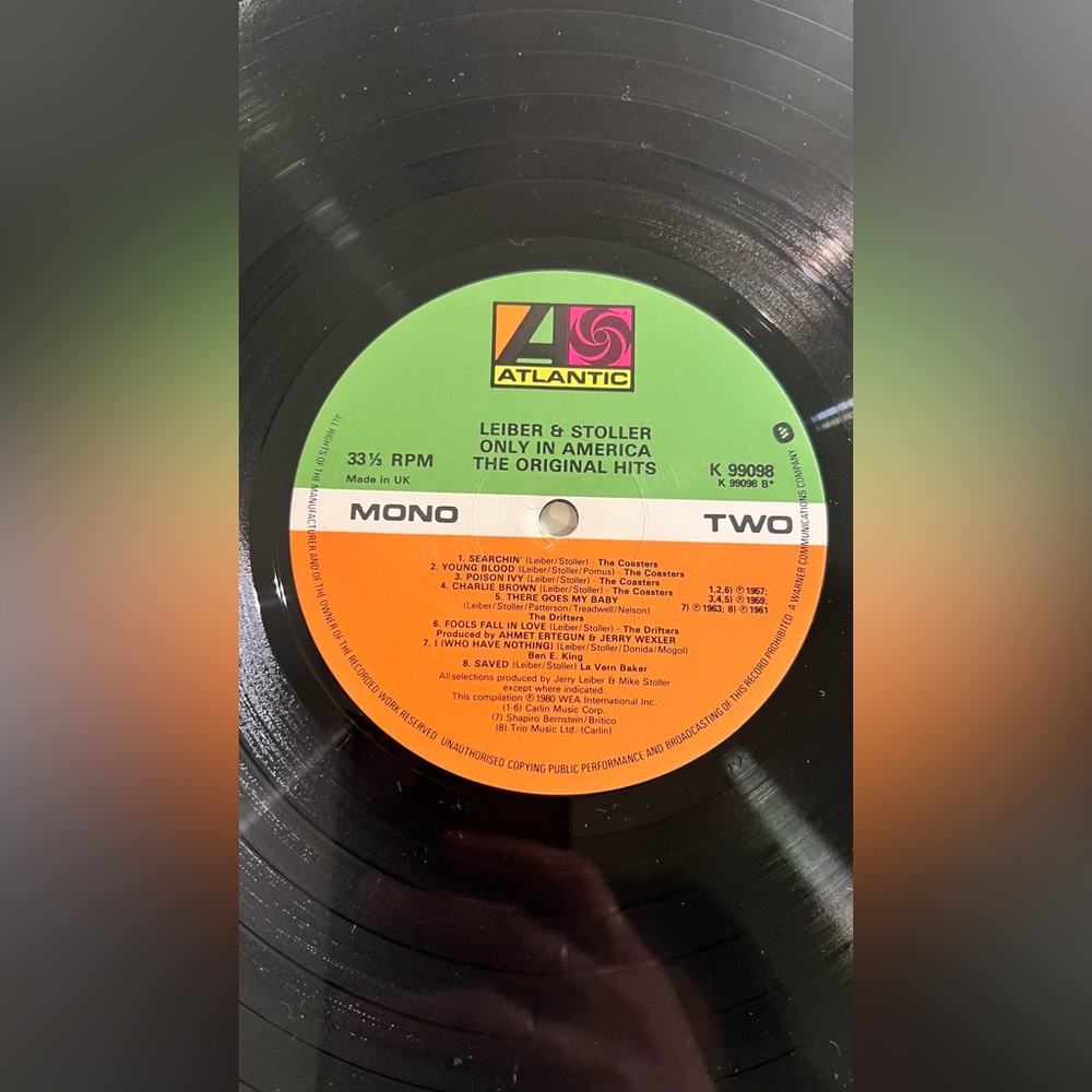 'Only in America' double Vinyl Record from leiber & stoller - Picture 8 of 14